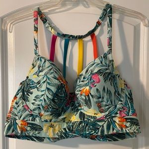 Swim suit wired bust top